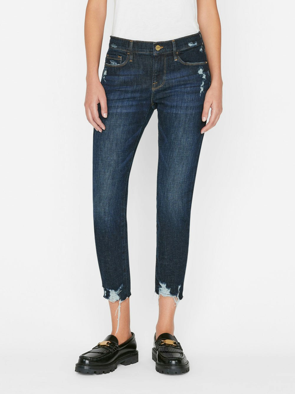 jeans front view
